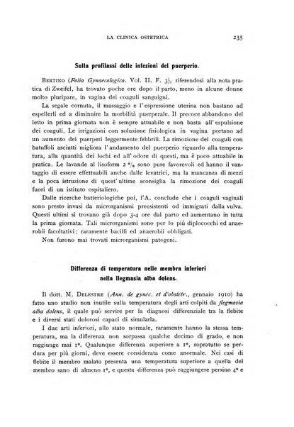 La clinica ostetrica rivista di ostetricia, ginecologia e pediatria. - A. 1, n. 1 (1899)-a. 40, n. 12 (dic. 1938)