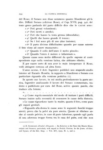 La clinica ostetrica rivista di ostetricia, ginecologia e pediatria. - A. 1, n. 1 (1899)-a. 40, n. 12 (dic. 1938)