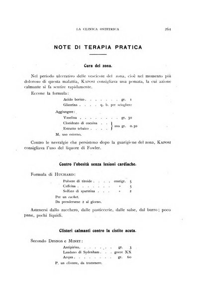 La clinica ostetrica rivista di ostetricia, ginecologia e pediatria. - A. 1, n. 1 (1899)-a. 40, n. 12 (dic. 1938)