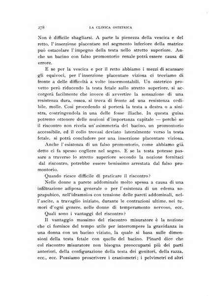 La clinica ostetrica rivista di ostetricia, ginecologia e pediatria. - A. 1, n. 1 (1899)-a. 40, n. 12 (dic. 1938)