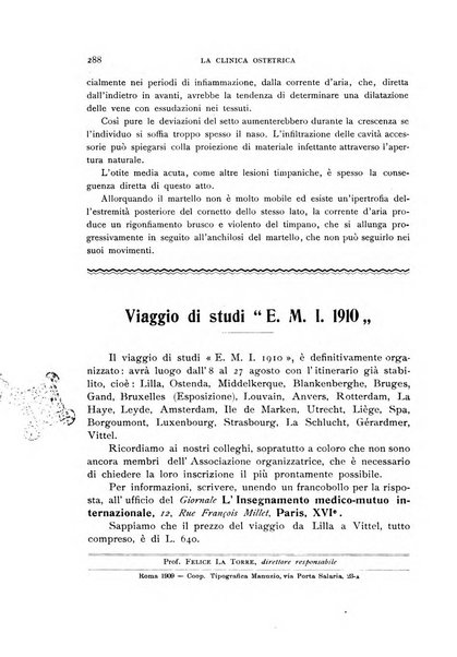 La clinica ostetrica rivista di ostetricia, ginecologia e pediatria. - A. 1, n. 1 (1899)-a. 40, n. 12 (dic. 1938)