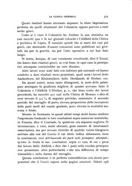 La clinica ostetrica rivista di ostetricia, ginecologia e pediatria. - A. 1, n. 1 (1899)-a. 40, n. 12 (dic. 1938)