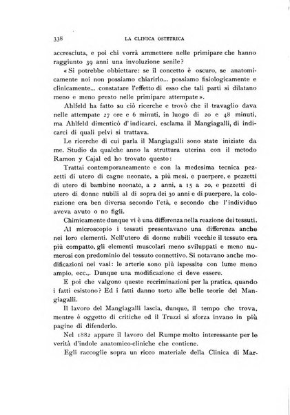 La clinica ostetrica rivista di ostetricia, ginecologia e pediatria. - A. 1, n. 1 (1899)-a. 40, n. 12 (dic. 1938)