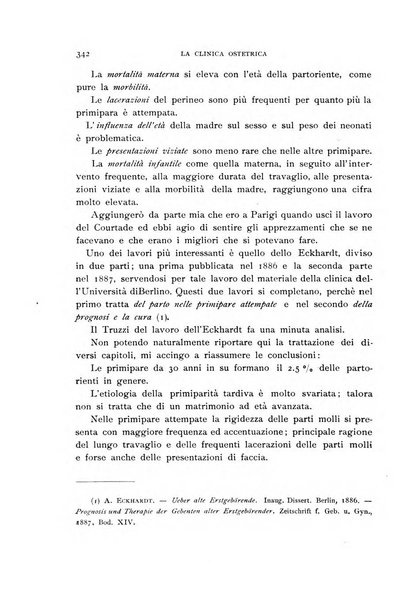 La clinica ostetrica rivista di ostetricia, ginecologia e pediatria. - A. 1, n. 1 (1899)-a. 40, n. 12 (dic. 1938)