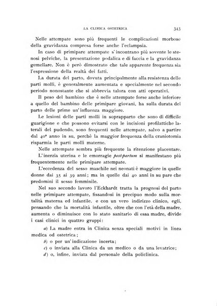 La clinica ostetrica rivista di ostetricia, ginecologia e pediatria. - A. 1, n. 1 (1899)-a. 40, n. 12 (dic. 1938)