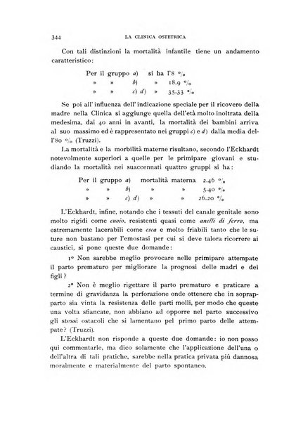 La clinica ostetrica rivista di ostetricia, ginecologia e pediatria. - A. 1, n. 1 (1899)-a. 40, n. 12 (dic. 1938)