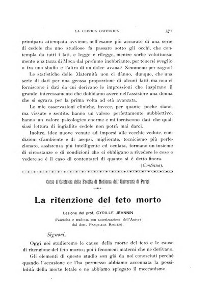 La clinica ostetrica rivista di ostetricia, ginecologia e pediatria. - A. 1, n. 1 (1899)-a. 40, n. 12 (dic. 1938)