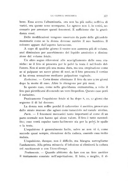 La clinica ostetrica rivista di ostetricia, ginecologia e pediatria. - A. 1, n. 1 (1899)-a. 40, n. 12 (dic. 1938)