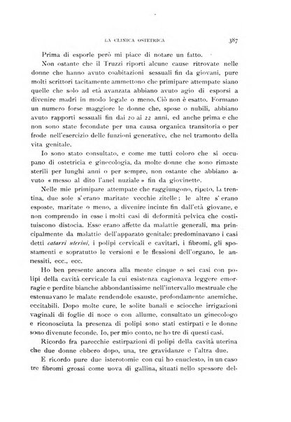 La clinica ostetrica rivista di ostetricia, ginecologia e pediatria. - A. 1, n. 1 (1899)-a. 40, n. 12 (dic. 1938)