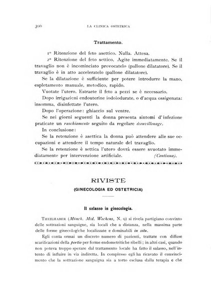 La clinica ostetrica rivista di ostetricia, ginecologia e pediatria. - A. 1, n. 1 (1899)-a. 40, n. 12 (dic. 1938)