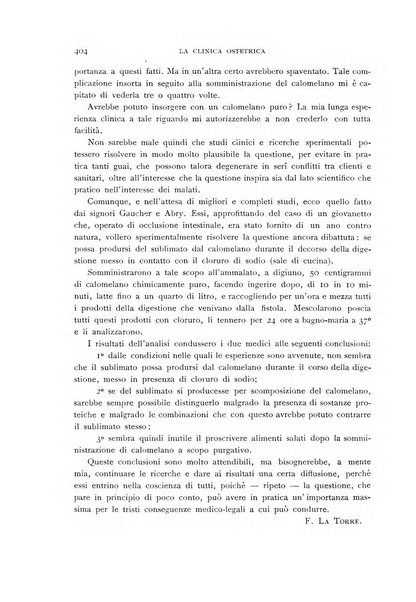 La clinica ostetrica rivista di ostetricia, ginecologia e pediatria. - A. 1, n. 1 (1899)-a. 40, n. 12 (dic. 1938)