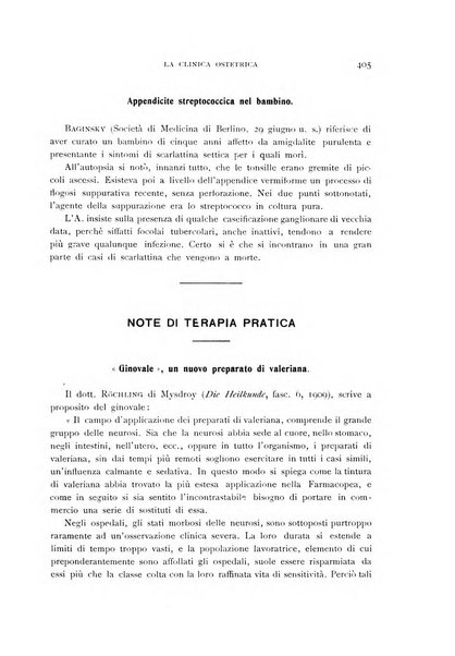 La clinica ostetrica rivista di ostetricia, ginecologia e pediatria. - A. 1, n. 1 (1899)-a. 40, n. 12 (dic. 1938)