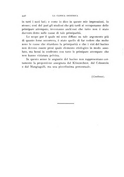 La clinica ostetrica rivista di ostetricia, ginecologia e pediatria. - A. 1, n. 1 (1899)-a. 40, n. 12 (dic. 1938)