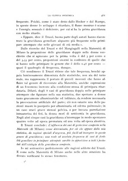 La clinica ostetrica rivista di ostetricia, ginecologia e pediatria. - A. 1, n. 1 (1899)-a. 40, n. 12 (dic. 1938)