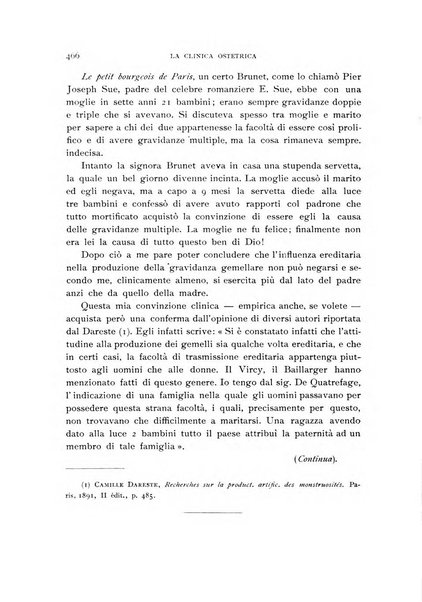 La clinica ostetrica rivista di ostetricia, ginecologia e pediatria. - A. 1, n. 1 (1899)-a. 40, n. 12 (dic. 1938)