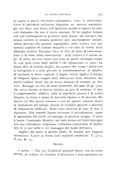 La clinica ostetrica rivista di ostetricia, ginecologia e pediatria. - A. 1, n. 1 (1899)-a. 40, n. 12 (dic. 1938)