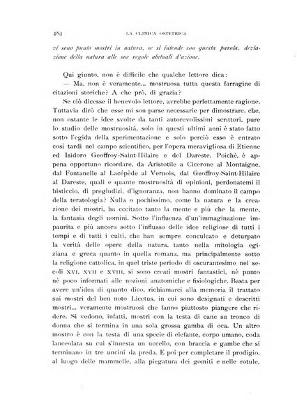 La clinica ostetrica rivista di ostetricia, ginecologia e pediatria. - A. 1, n. 1 (1899)-a. 40, n. 12 (dic. 1938)