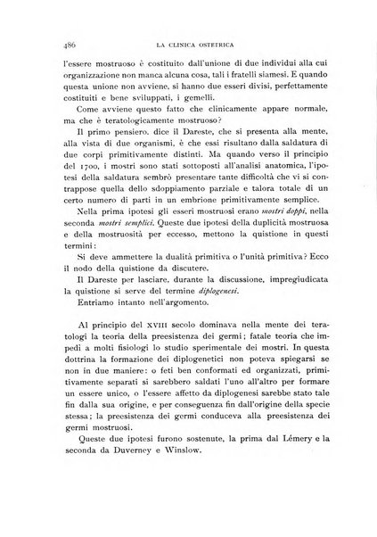 La clinica ostetrica rivista di ostetricia, ginecologia e pediatria. - A. 1, n. 1 (1899)-a. 40, n. 12 (dic. 1938)