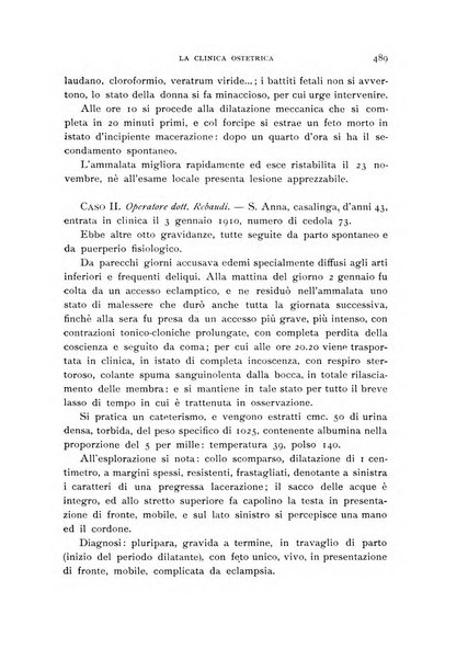 La clinica ostetrica rivista di ostetricia, ginecologia e pediatria. - A. 1, n. 1 (1899)-a. 40, n. 12 (dic. 1938)