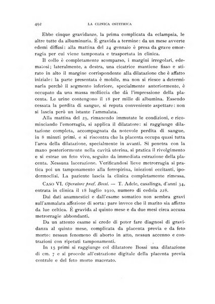 La clinica ostetrica rivista di ostetricia, ginecologia e pediatria. - A. 1, n. 1 (1899)-a. 40, n. 12 (dic. 1938)