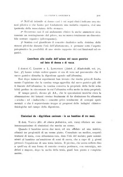 La clinica ostetrica rivista di ostetricia, ginecologia e pediatria. - A. 1, n. 1 (1899)-a. 40, n. 12 (dic. 1938)