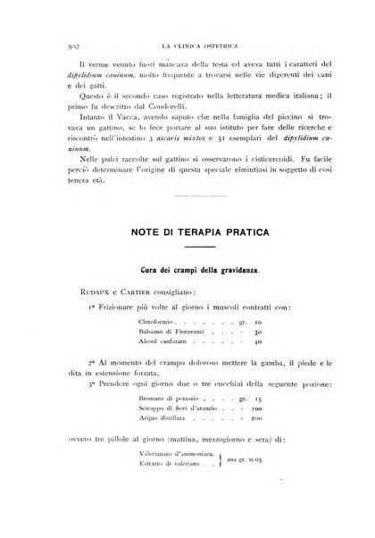 La clinica ostetrica rivista di ostetricia, ginecologia e pediatria. - A. 1, n. 1 (1899)-a. 40, n. 12 (dic. 1938)