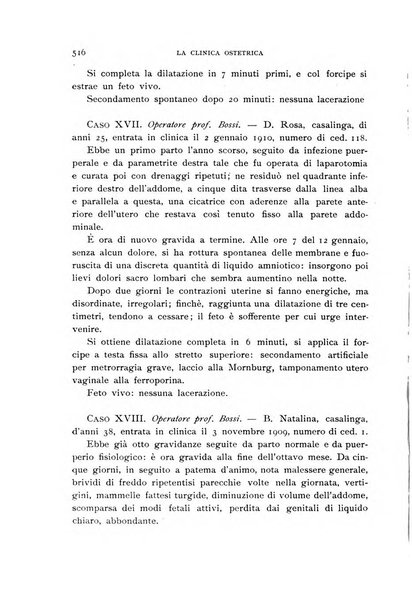 La clinica ostetrica rivista di ostetricia, ginecologia e pediatria. - A. 1, n. 1 (1899)-a. 40, n. 12 (dic. 1938)