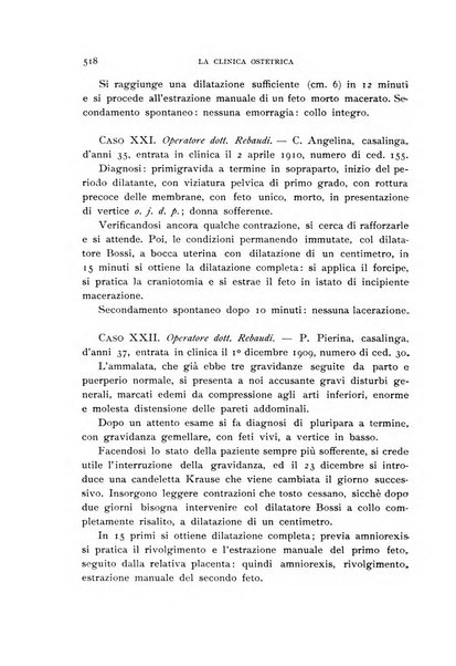 La clinica ostetrica rivista di ostetricia, ginecologia e pediatria. - A. 1, n. 1 (1899)-a. 40, n. 12 (dic. 1938)