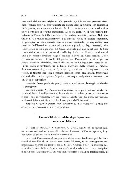 La clinica ostetrica rivista di ostetricia, ginecologia e pediatria. - A. 1, n. 1 (1899)-a. 40, n. 12 (dic. 1938)