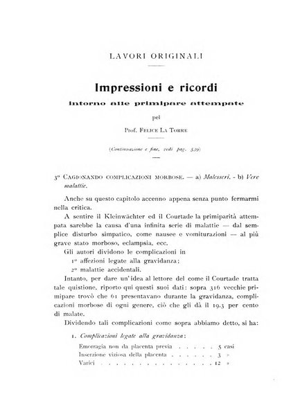 La clinica ostetrica rivista di ostetricia, ginecologia e pediatria. - A. 1, n. 1 (1899)-a. 40, n. 12 (dic. 1938)