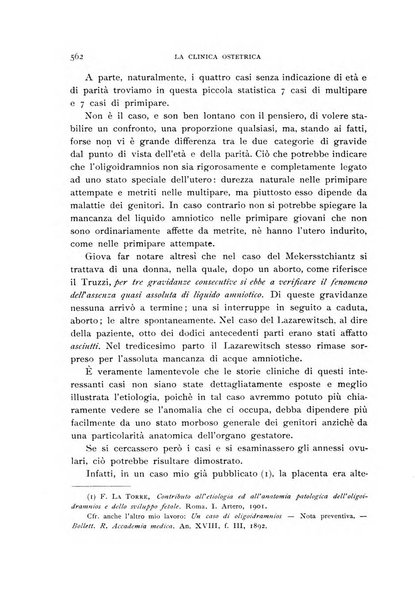 La clinica ostetrica rivista di ostetricia, ginecologia e pediatria. - A. 1, n. 1 (1899)-a. 40, n. 12 (dic. 1938)