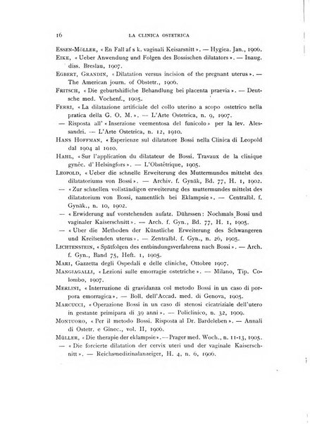 La clinica ostetrica rivista di ostetricia, ginecologia e pediatria. - A. 1, n. 1 (1899)-a. 40, n. 12 (dic. 1938)