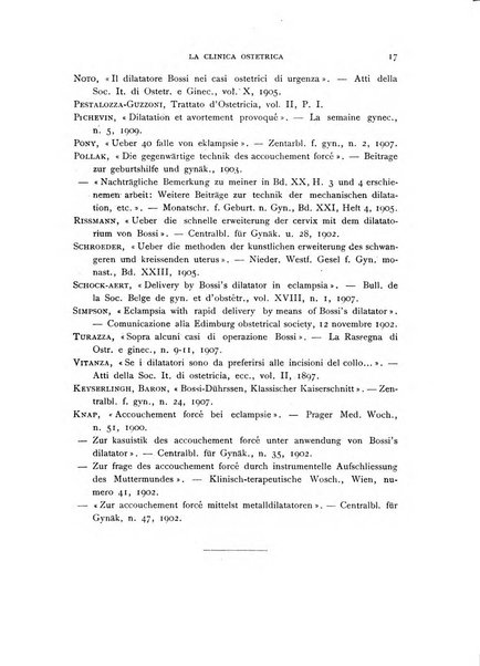 La clinica ostetrica rivista di ostetricia, ginecologia e pediatria. - A. 1, n. 1 (1899)-a. 40, n. 12 (dic. 1938)