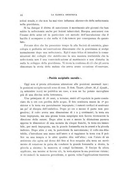 La clinica ostetrica rivista di ostetricia, ginecologia e pediatria. - A. 1, n. 1 (1899)-a. 40, n. 12 (dic. 1938)