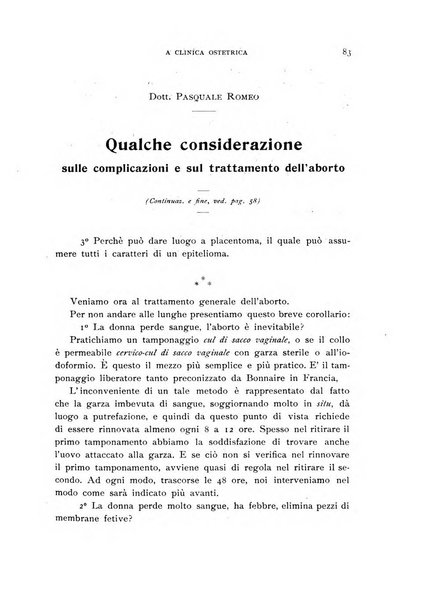 La clinica ostetrica rivista di ostetricia, ginecologia e pediatria. - A. 1, n. 1 (1899)-a. 40, n. 12 (dic. 1938)