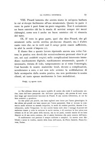 La clinica ostetrica rivista di ostetricia, ginecologia e pediatria. - A. 1, n. 1 (1899)-a. 40, n. 12 (dic. 1938)