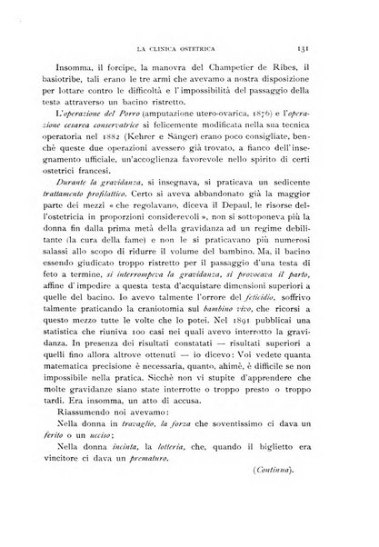 La clinica ostetrica rivista di ostetricia, ginecologia e pediatria. - A. 1, n. 1 (1899)-a. 40, n. 12 (dic. 1938)