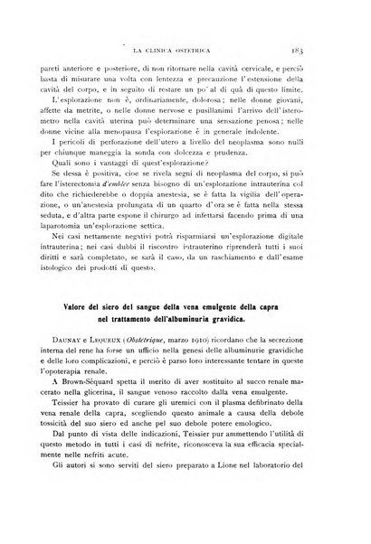 La clinica ostetrica rivista di ostetricia, ginecologia e pediatria. - A. 1, n. 1 (1899)-a. 40, n. 12 (dic. 1938)