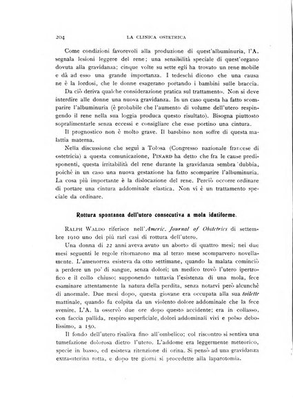 La clinica ostetrica rivista di ostetricia, ginecologia e pediatria. - A. 1, n. 1 (1899)-a. 40, n. 12 (dic. 1938)