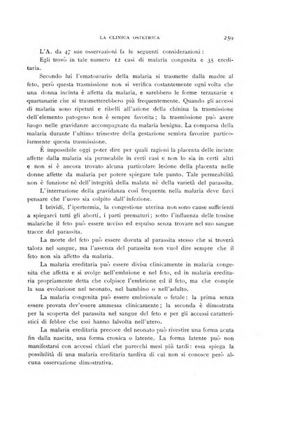 La clinica ostetrica rivista di ostetricia, ginecologia e pediatria. - A. 1, n. 1 (1899)-a. 40, n. 12 (dic. 1938)