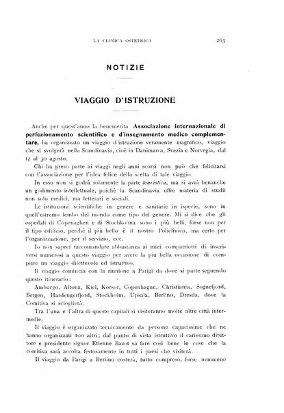 La clinica ostetrica rivista di ostetricia, ginecologia e pediatria. - A. 1, n. 1 (1899)-a. 40, n. 12 (dic. 1938)