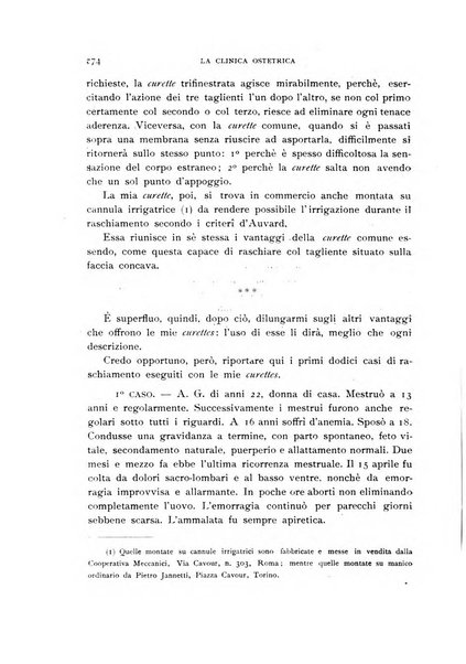 La clinica ostetrica rivista di ostetricia, ginecologia e pediatria. - A. 1, n. 1 (1899)-a. 40, n. 12 (dic. 1938)