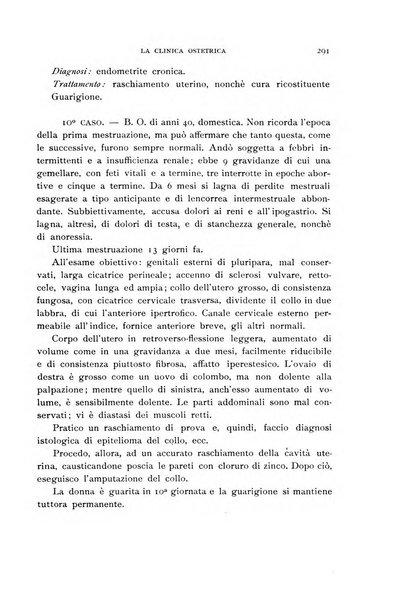 La clinica ostetrica rivista di ostetricia, ginecologia e pediatria. - A. 1, n. 1 (1899)-a. 40, n. 12 (dic. 1938)