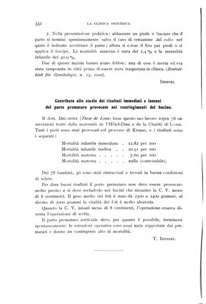 La clinica ostetrica rivista di ostetricia, ginecologia e pediatria. - A. 1, n. 1 (1899)-a. 40, n. 12 (dic. 1938)