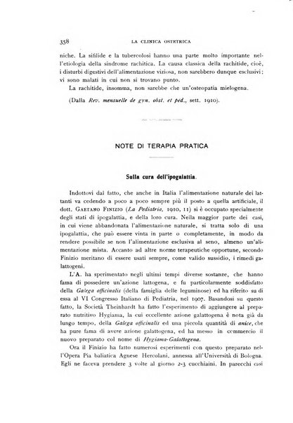 La clinica ostetrica rivista di ostetricia, ginecologia e pediatria. - A. 1, n. 1 (1899)-a. 40, n. 12 (dic. 1938)