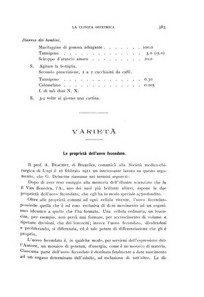 La clinica ostetrica rivista di ostetricia, ginecologia e pediatria. - A. 1, n. 1 (1899)-a. 40, n. 12 (dic. 1938)