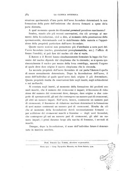 La clinica ostetrica rivista di ostetricia, ginecologia e pediatria. - A. 1, n. 1 (1899)-a. 40, n. 12 (dic. 1938)