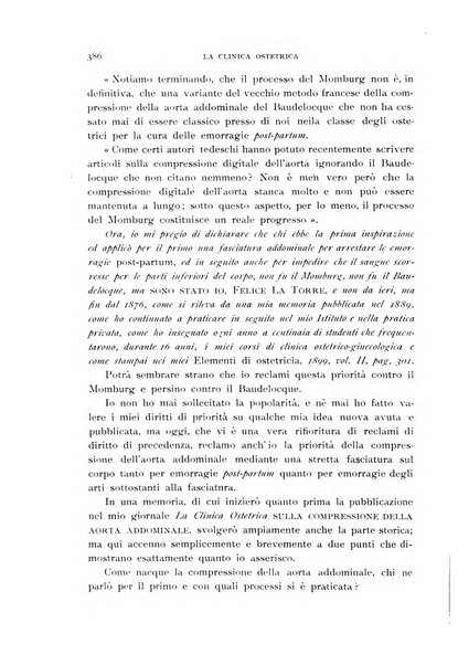 La clinica ostetrica rivista di ostetricia, ginecologia e pediatria. - A. 1, n. 1 (1899)-a. 40, n. 12 (dic. 1938)