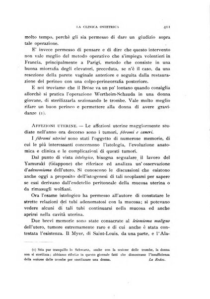 La clinica ostetrica rivista di ostetricia, ginecologia e pediatria. - A. 1, n. 1 (1899)-a. 40, n. 12 (dic. 1938)