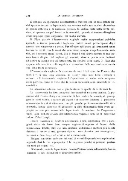 La clinica ostetrica rivista di ostetricia, ginecologia e pediatria. - A. 1, n. 1 (1899)-a. 40, n. 12 (dic. 1938)